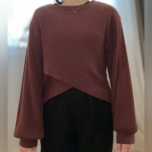 LULULEMON 6 Women’s Reversible Cross Sweater